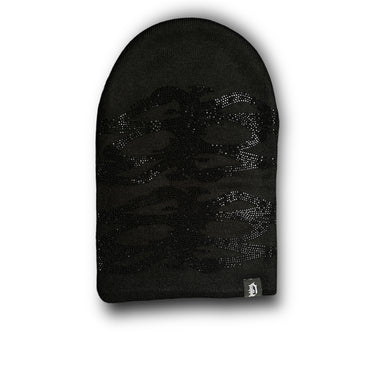 Vision Extended Beanie - Black Rhinestone