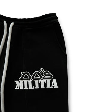 Militia Webbed Sweats - Black