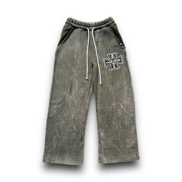 Webbed Cross Sweatpants - Earth Wash