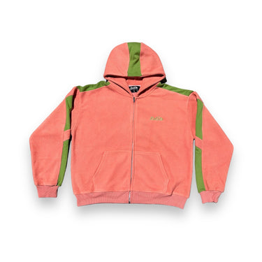 Boucle Zip Up - Coral