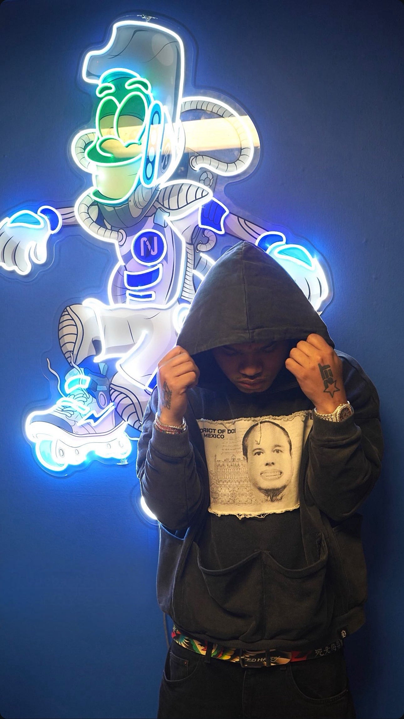 Pesos 4Pocket Hoodie - Acid Wash