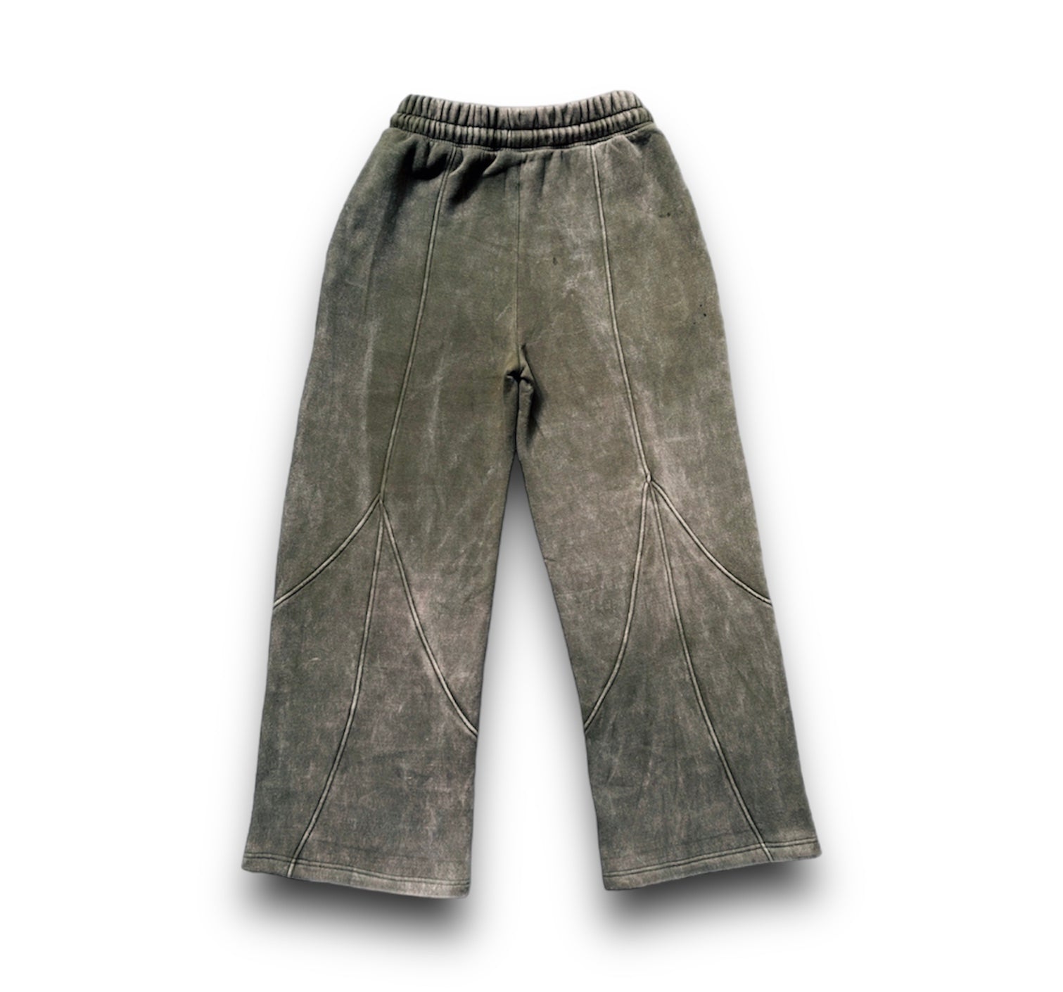 Webbed Cross Sweatpants - Earth Wash