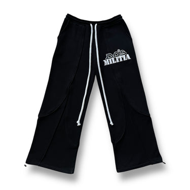 Militia Webbed Sweats - Black