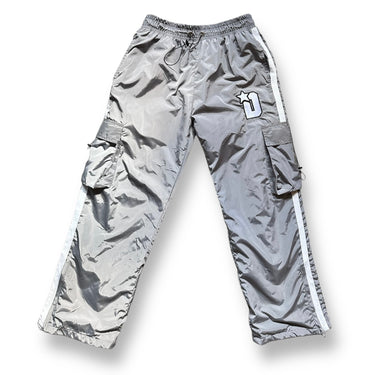 Star Cargo Windbreaker Pants - Grey