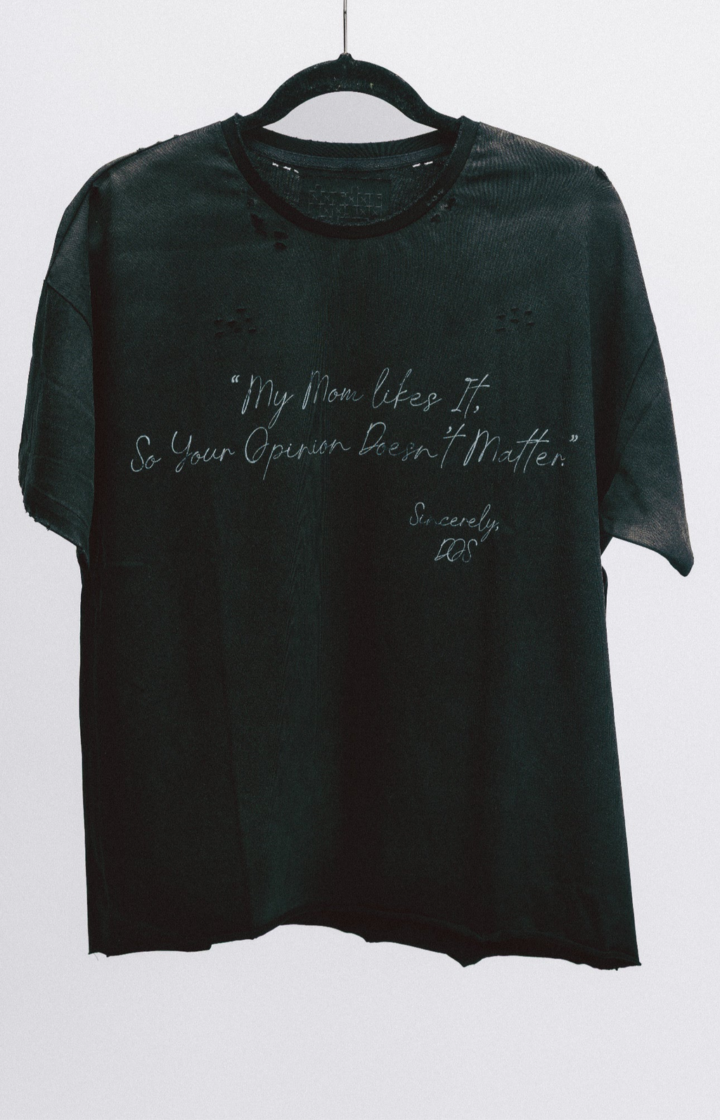 Opinion Tee - Vintage Black
