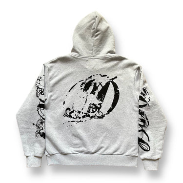 Amigo Cursive Hoodie - Light Grey