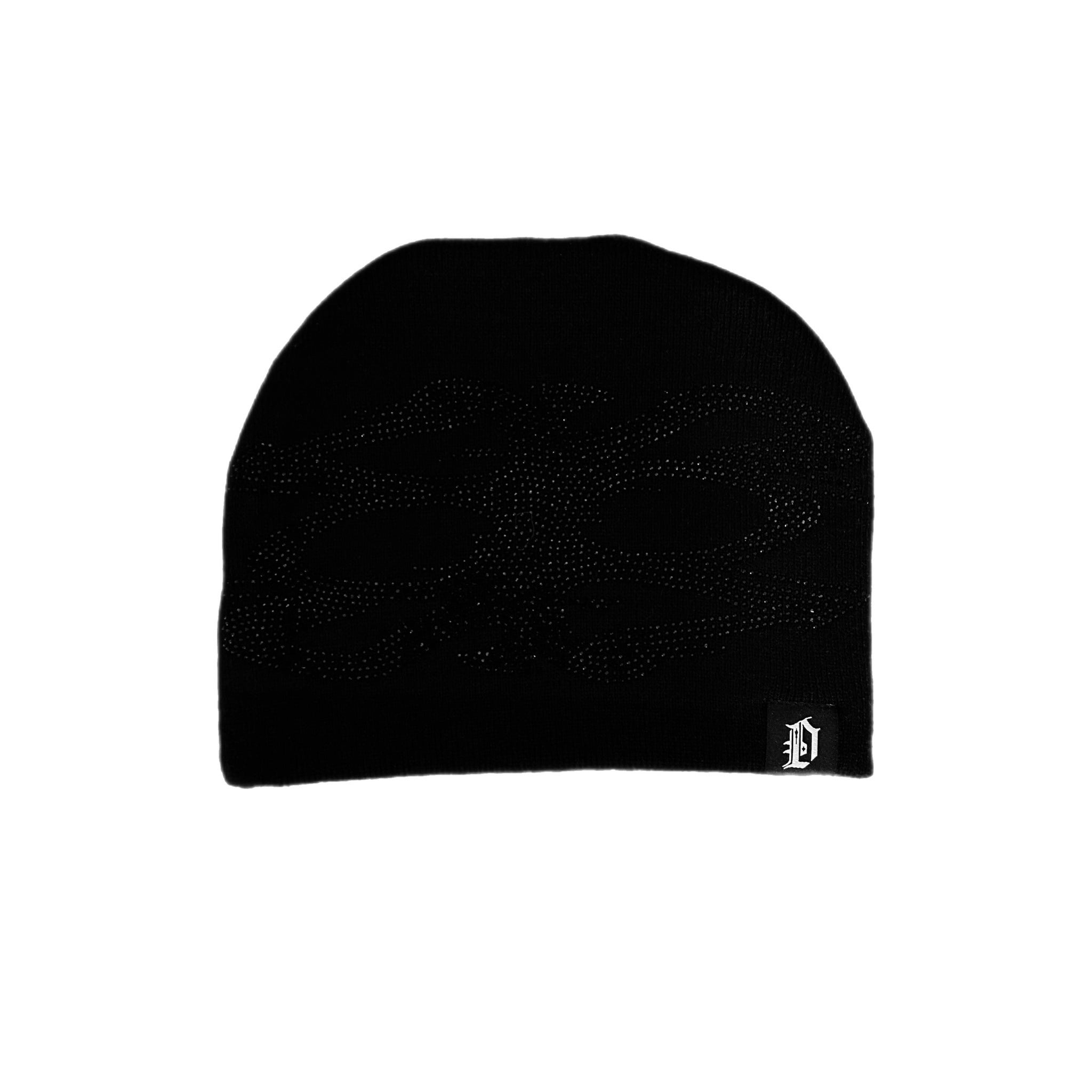 Vision Beanie - Black Rhinestone – DOS ATL