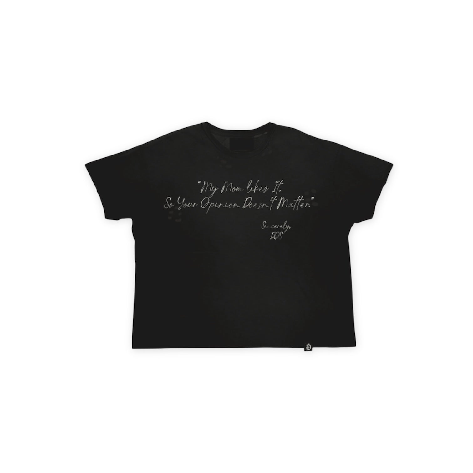 Opinion Tee - Vintage Black