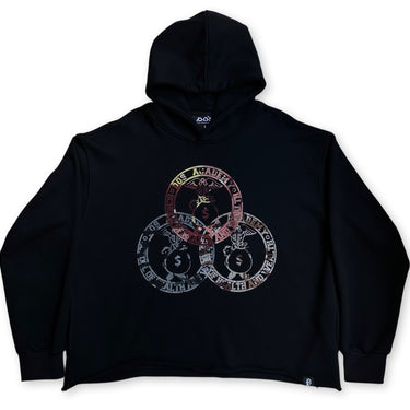 Health Is Wealth Hoodie - Black