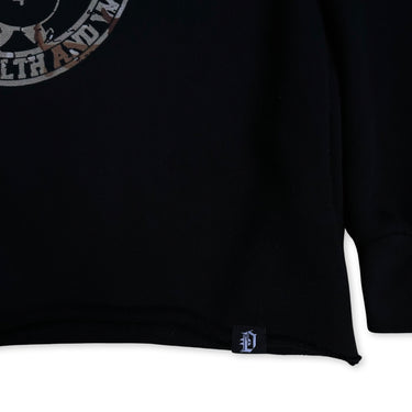 Health Is Wealth Hoodie - Black